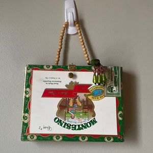 Upcycled Handmade Montesino Cigar Box Handbag
